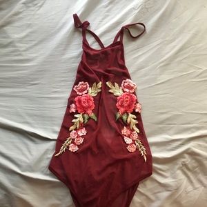 rose body suit